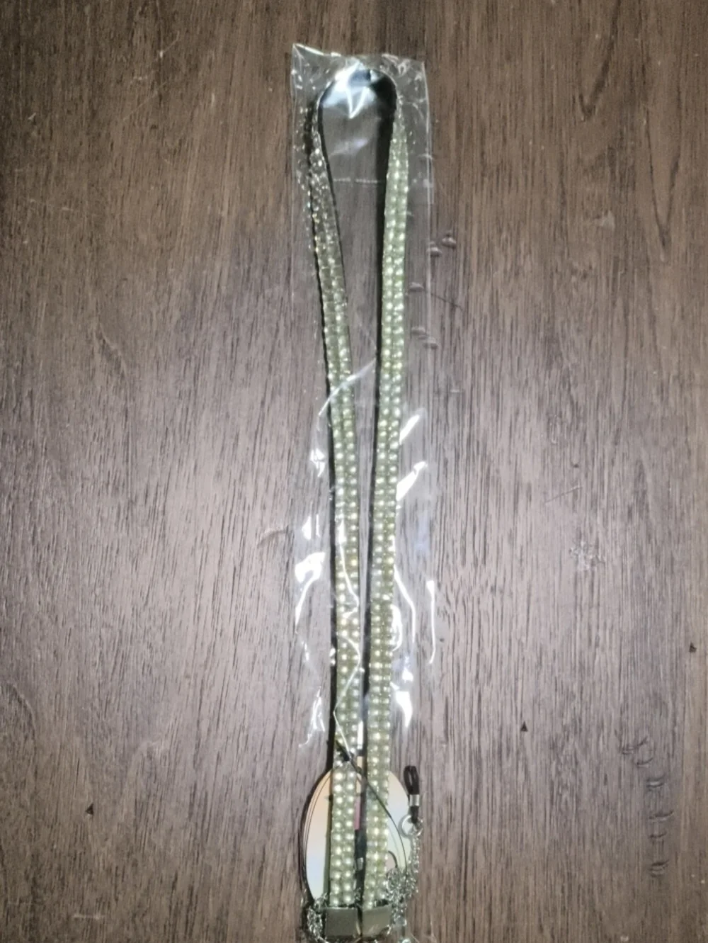 NWT Rhinestone Glasses Holder